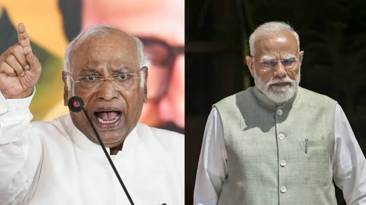 मल्लिकार्जुन खरगे ने कहा- 'पीएम मोदी आतंकवादी हैं...', आगबबूला हुई BJP तो देनी पड़ी सफाई - India TV Hindi