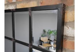 Shop items you love at overstock, with free shipping on everything* and easy returns. Large Rectangular Industrial Black Metal Window Pane Wall Mirror Elderflowerlane