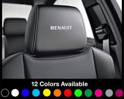 X6 Renault Motorsport Headrest Car Seat Decals Stickers Graphics Logo Badge Clio Rs Trophy Megane Twingo Kan Car Seats Car Parts And Accessories Audi Sport