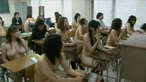 Naked japanese schoolgirls in classroom - VJAV.com