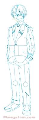 How Draw Shoto Todoroki Boku No Hero Academia 06 Anime Character Drawing Character Drawing Drawing Tutorial