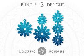 As you can see, there's no shortage of free svg files online! Free Svgs Download Earring Svg Daisy Earrings Summer Earring Free Design Resources