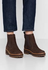 Timberland Courmayeur Valley Chelsea Bottines Rust Earthybuck Marron Fonce Zalando Be