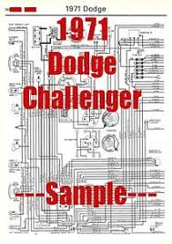 Universal wiring diagrams may not have the make and model of the chassis referenced, only the. 1971 Dodge Challenger Full Car Wiring Diagram High Quality Printed Copy 2 Page Ebay