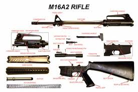 M16a2 5 56mm Rifle Disassembly Chart