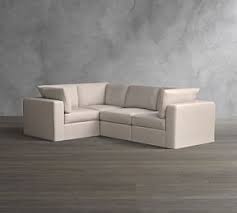 In february we order a sectional sofa with a delivery date of 12 weeks for april 2016. Build Your Own Pb Air Square Arm Slipcovered Sectional Pottery Barn Sectional Slipcover Sectional Slipcovers