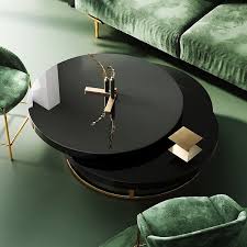 Round Swivel Coffee Table With Storage Stainless Steel Carbon Steel Base In 2020 Coffee Table With Storage Carbon Steel Stainless Steel