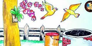 Menggambar sebaiknya dimulai dari mengamati objek yang akan digambar, mengatur komposisi gambar, sampai dengan mewarnai hasil gambar. Guru Berbagi Menggambar Flora Fauna Dan Alam Benda