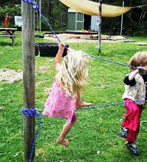 You can use them to create a raised garden to surround your entertaining space or make a quiet corner to relax. Building A Rope Bridge By Letthechildrenplay Lessons In Cooperation Natural Playground Outdoor Kids Backyard Fun