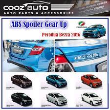 Bezza 1.0 gxtra (manual) 1.0 gxtra (auto) govt. Perodua Bezza Gear Up Spoiler Shopee Malaysia