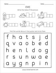 Each worksheet includes 3 sentences for students to unscramble and form into a complete sentence. Cvc Word Worksheets For Preschool And Kindergarten Kids Set 1