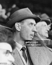 Vic Buckingham watches his first match as manager for Fulham FC at... News  Photo