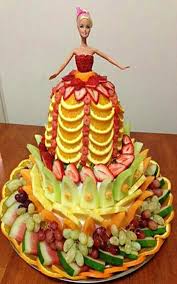 Epingle Par Blanche Basque Sur Decoration Nourriture Amusante Gateau Barbie Presentation Fruits