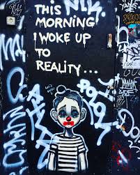 This Morning I Woke Up To Reality By Lolie Darko Loliedarko Streetart Graffiti Graff Spray Bombing Sprayart Wall In Graffiti Urban Art Graffiti Art