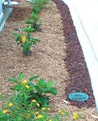 French Drains A Trench Filled With Rocks Gravel Sand To Absorb And Direct Water Away This Drain Runs Along Lawn And Landscape French Drain Landscape Design