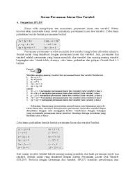 3x + y = 7 x + 4y = 6 jawab: Bahan Ajar Spldv