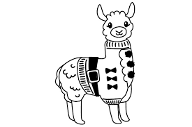 Download Llama With Ugly Christmas Sweater Svg Cut File By Creative Fabrica Crafts Creative Fabrica PSD Mockup Templates