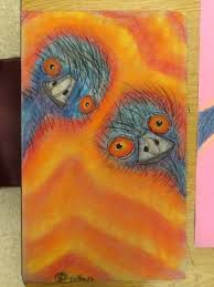 Mrs Anderson S Art Blog Edward And Edwina The Australian Emus Australian Art For Kids Australian Art Animal Art Projects
