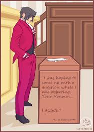 Ace Attorney Miles Edgeworth In Courtroom By Medlih On Deviantart Phoenix Wright Ace Apollo Justice
