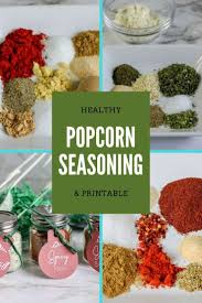 Healthy Homemade Popcorn Seasoning Recipes Printable Recipe Popcorn Seasoning Homemade Popcorn Seasoning Popcorn Seasoning Recipes