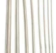 Fine Silver Round Wire - Half Hard - Sold in 12" Lengths