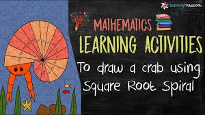 Check spelling or type a new query. Maths Art Integrated Activity To Draw Hermit Crab By Constructing Square Root Spiral In Nature Spirals In Nature Math Art Integrated Activities
