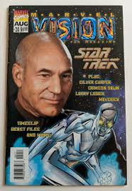 Marvel Vision #20 Fan Magazine Comic News 1996 1997 Star Trek Captain  Picard