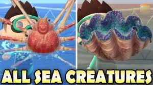 Unfortunately, the southern hemisphere doesn't see any new sea creatures arrive this month. All 40 Sea Creatures How To Find Them In Animal Crossing New Horizons Northern Southern Youtube