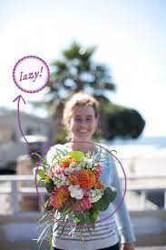 If you're lucky, you might end up with a life luxurious enough to have weekly seasonal floral arrangements, brought into your home by a dedicated florist who snips blooms at their peak… Cheap Wedding Bouquets With Grocery Store Flowers A Practical Wedding Cheap Wedding Bouquets Diy Wedding Flowers Bouquet Flower Bouquet Wedding