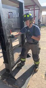 Junior firefighter Tom Vela...