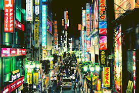 Shinjuku Neon Lights At Night Tokyo Tokyo Japan Japan Travel Japan