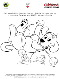Clifford Printables Big Ideas Pbs Kids Literature Activities Coloring Pages Pbs Kids