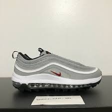 Nike Air Max 97 G Silver Bullet Golf Shoes Ci7538 001 In 2020 Nike Air Nike Air Max 97 Nike Air Max