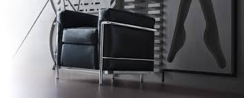 The le corbusier (lc2) is an armchair with a polished chrome tubular frame. Cassina Lc2 Sofa Deisgn Le Corbusier Pierre Jeanneret Charlotte Perriand 1928