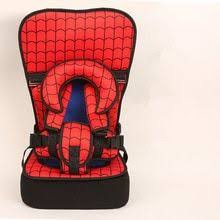 1 Piece Spider Red Baby Portable Car Seat Cushion Child Safety Seat Kid Simple Dining Chair Small Big Size Increase Pad Optional