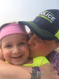 A Manic Monday run with Maddie. She ran a 5K I ran 4 miles