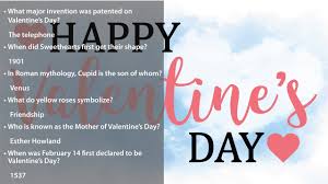However, this doesn't mean that single men and women won't benefit from them. 75 Valentine S Day Trivia Questions And Answers