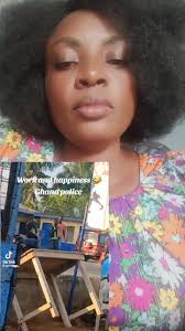 Ghanaian Police Officer Enjoys Music and Dance