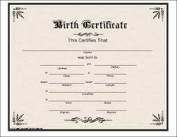A genuine birth certificate should also have the person's full name, as well as the place and date of birth. 25 Certificate Ideas Certificate Certificate Templates Certificate Design