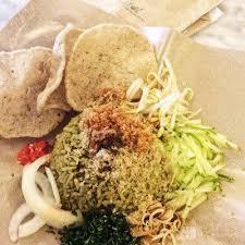 Nasi dagang with beef rendang, sotong & ikan tongkol. Khao Jam Is Restaurant Capital Nasi Dagang Kelantan Facebook