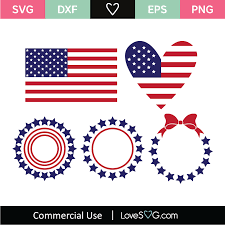 Download Patriotic Monogram Frames Svg Cut File Lovesvg Com