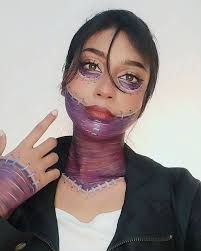 Junji Ito Collection Characters Tomie Cosplay 👔🩸 Lens :  @pinkyparadisedotcom G&G DB21 Grey ( 10% discount code : farahsmakeover10)  Nails : @hanakoko_official Iris Nix ( 15% discount code : FARAHSMAKEOVER)  #tomie #tomiecosplay #junjiito ...