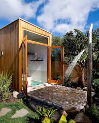 1001 Ideen Und Bilder Zum Thema Sichtschutz Selber Bauen Aussenbad Badewanne Im Freien Gartendusche
