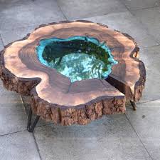 Epoxy Filled Wood Table Gorgeous Restaurierte Holzmobel Diy Holz Holzharztisch