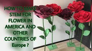 Check spelling or type a new query. How To Make A Stem And Stand For A Big Flower In America What Material To Make Them From Youtube