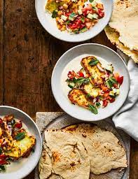 Halloumi Shawarma Recipe Vegetarian Recipes Shawarma Recipe Midweek Meals
