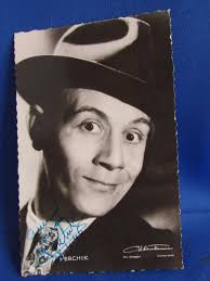 Autographed Photo Opera Lyon Singer Perchik 40s