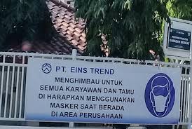Deskripsi lowongan kerja kami salah satu perusahaan yang bergerak dibudang farm & poultry di daerah purwakarta yang sedang membutuhkan karyawan untuk posisi sebagai berikut : Pt Eins Trend Purwakarta Diduga Langgar Ketentuan Jam Operasional Bidik Nasional