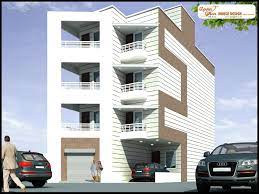3 Bedrooms Independent Floor Design In 176m2 8m X 22m Ground Floor Ground Floor Is Having Four Shop Ample Spa Luxury House Plans Floor Design House Design