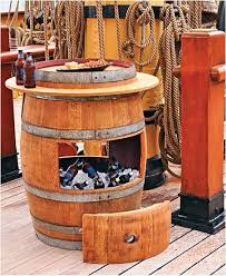 Wine cabinets have you covered at dinner parties. 19 Super Easy Cheap Diy Outdoor Bar Ideas Diy Cooler Wine Barrel Furniture Wine Barrel